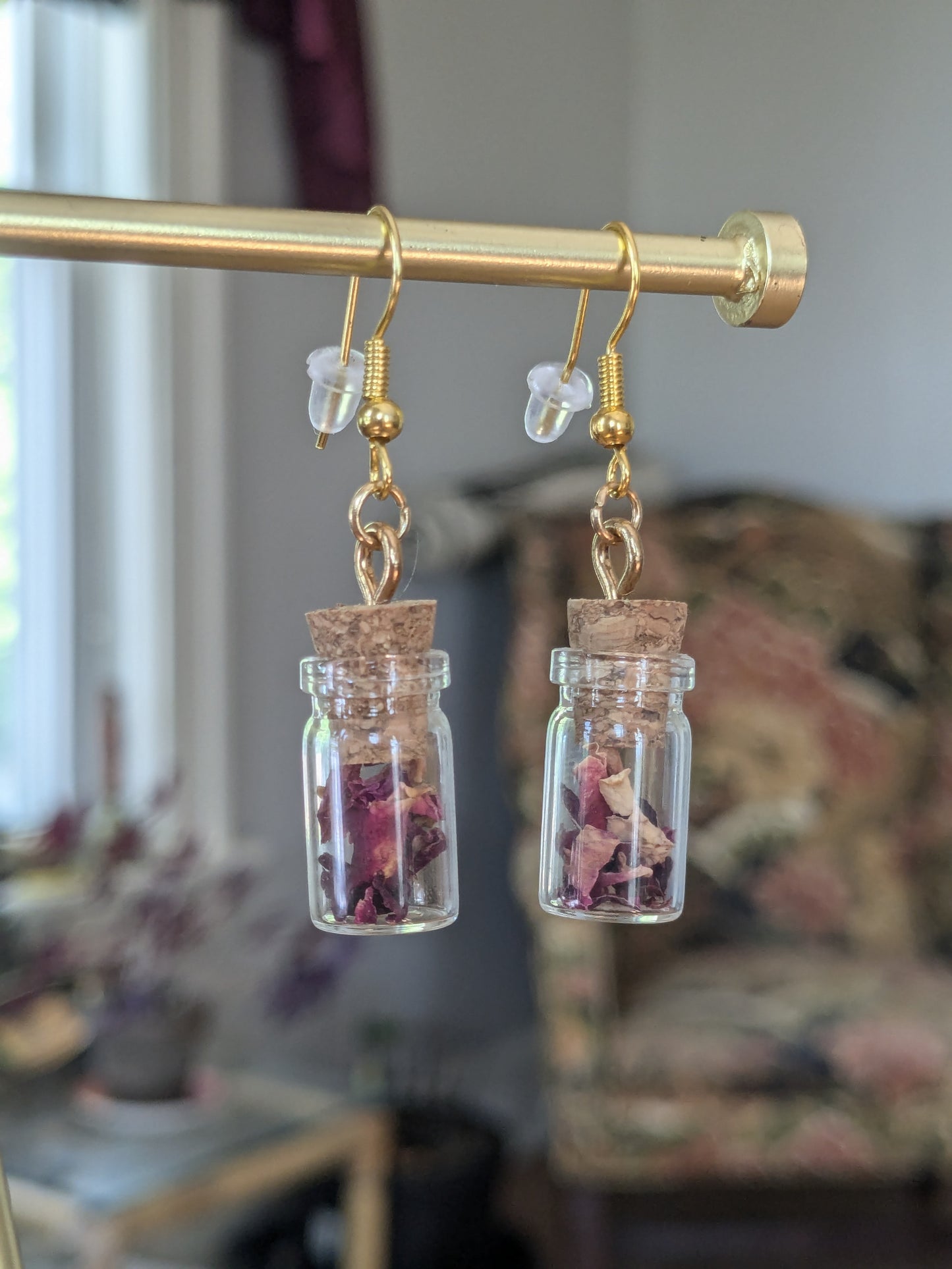 Rose Petal Earrings