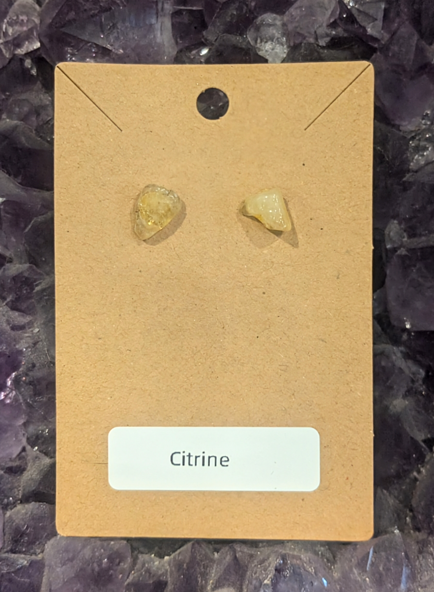 Citrine Studs